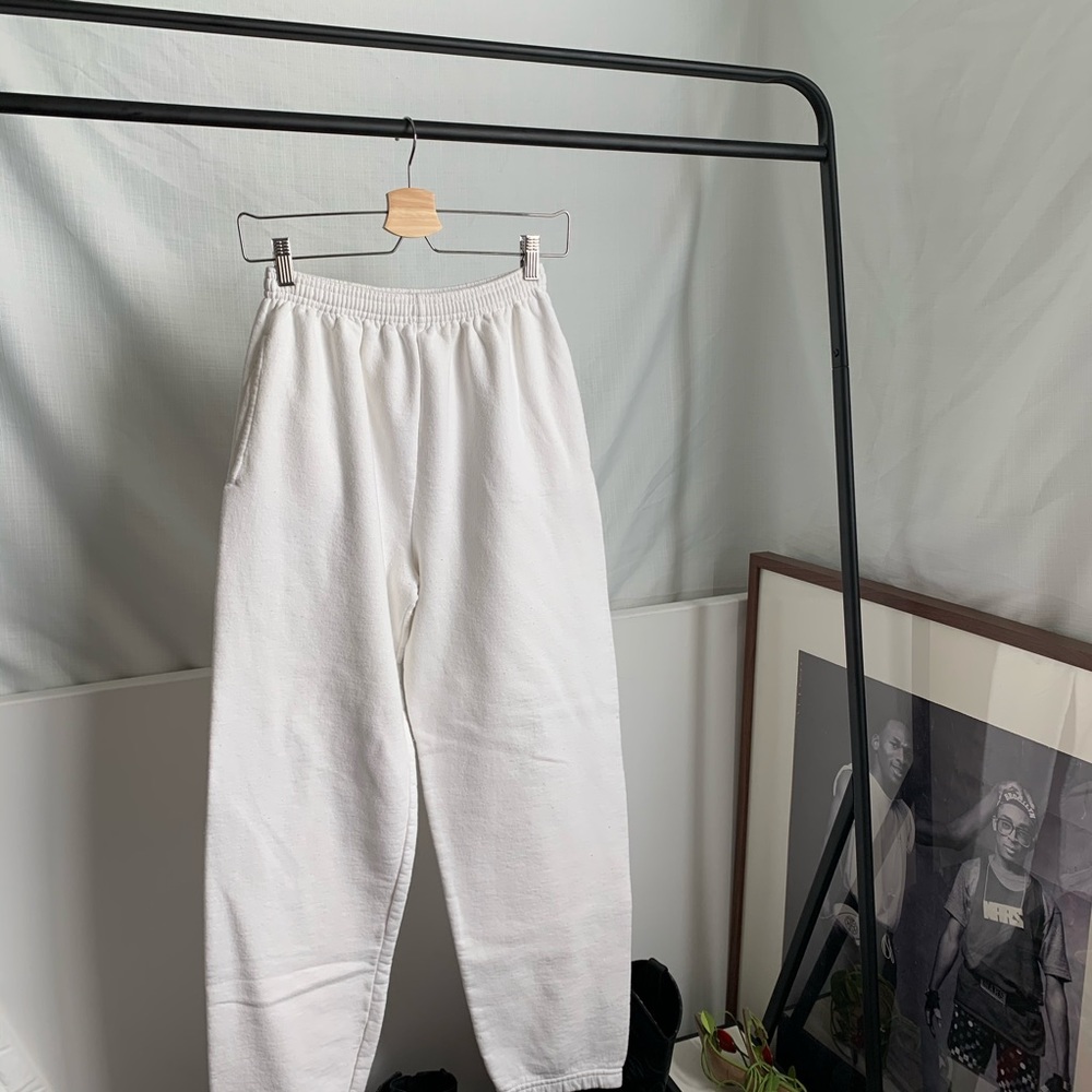 VINTAGE WHITE SWEATPANTS